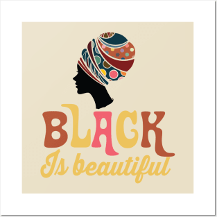 Black is Beautiful, Afro African Woman Posters and Art